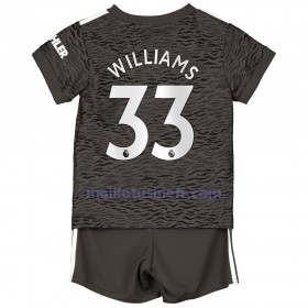Maillot de Foot Manchester United Williams 33 Extérieur 2020-21 - Enfant